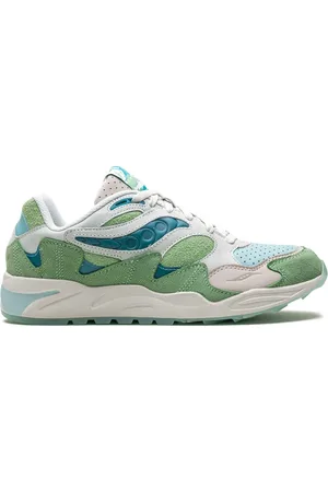 Saucony Grid Shadow 2 panelled suede sneakers