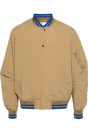 Universal Works Stripe-embellished bomber jacket
