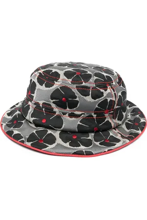 10 CORSO COMO Floral-print stitched bucket hat