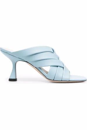 Wandler Louie crossover-strap mules