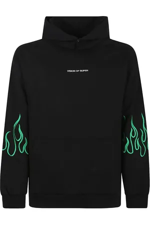 Vision Of Super Flame-print hoodie