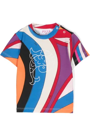 PUCCI Junior Iride-print T-shirt