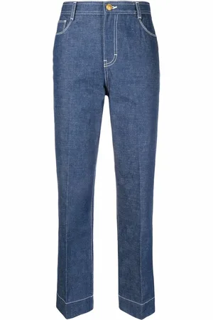 Tory Burch Straight-leg denim jeans