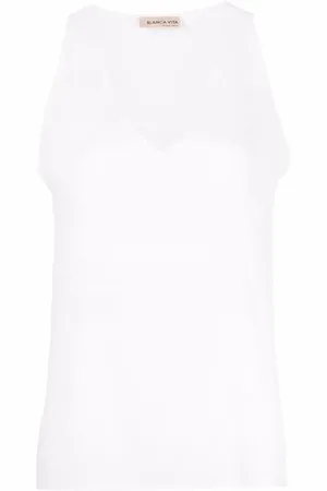 BLANCA V-neck vest top