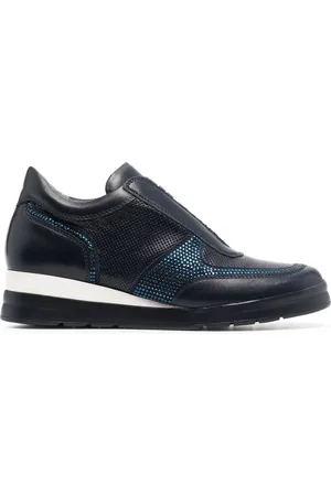 BALDININI Crystal-embellished low-top sneakers