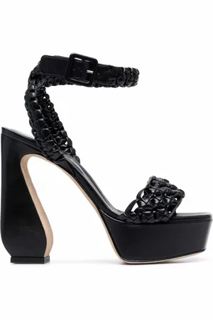 SI ROSSI Interwoven-detail platform sandals
