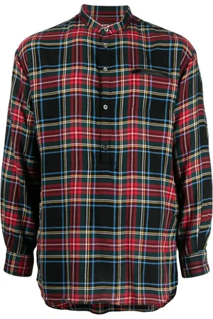 UNDERCOVER Tartan-check cotton shirt