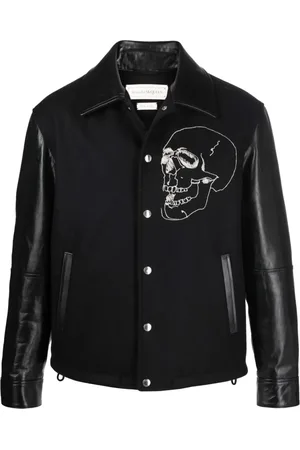 Alexander McQueen Skull-embroidered jacket
