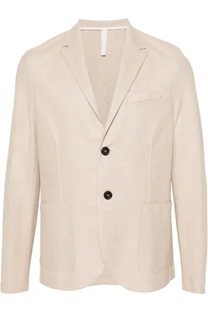 Harris Wharf London Single-breasted cotton blazer