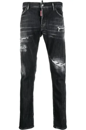 Dsquared2 Ripped-detail skinny jeans