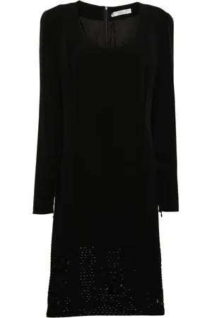 Dior 1990s bead-detailing midi dress