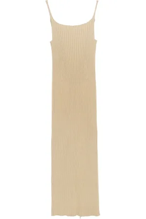 Auralee Ribbed-knit midi dress