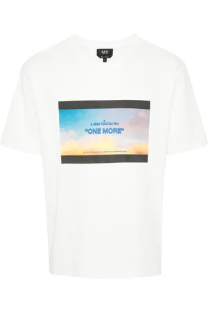A.P.C. Graphic-print cotton T-shirt