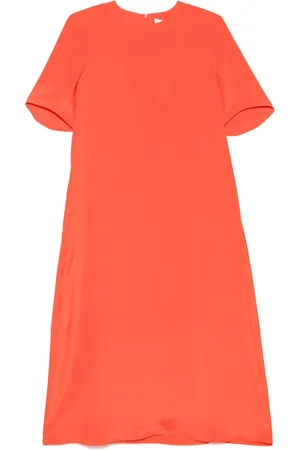 tibi Silk midi dress