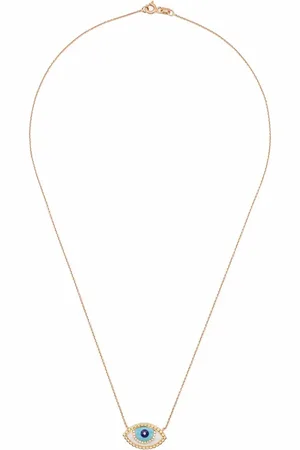 MONAN 18kt yellow gold enamel necklace