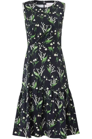 Carolina Herrera Floral-print silk midi dress