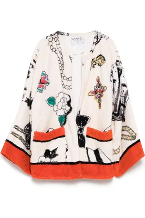 CHANEL 1994 Bathrobe Style coat gown