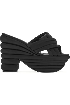 Salvatore Ferragamo Padded-design platform sandals