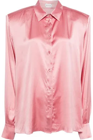 MAGDA BUTRYM Long-sleeved silk-satin shirt