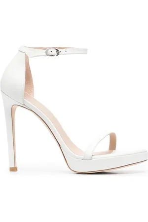 Stuart Weitzman 137mm stiletto leather sandals