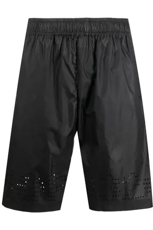 032c Perforated-detail slip-on track shorts