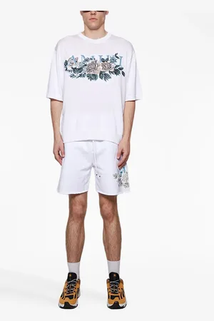 AMIRI Logo-print cotton shorts