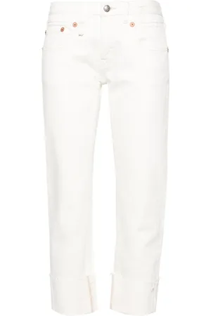 R13 Cuffed Boy cropped jeans