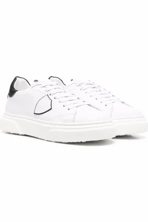 Philippe model TEEN Temple low-top leather sneakers
