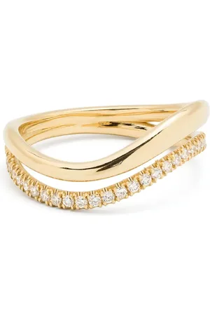 KIMAI 18kt yellow Bay diamond ring