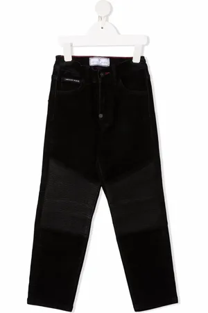 Philipp Plein Straight-leg biker trousers