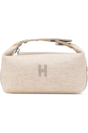Hermès 2020-2024 Small Wool Au Carre Bride A Brac vanity bag