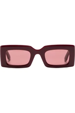 Alexander McQueen Bold rectangle-frame sunglasses