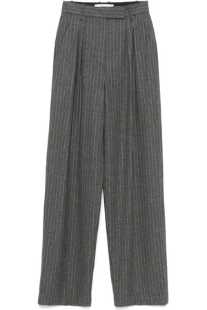 ALEX PERRY Pinstriped tailored trousers