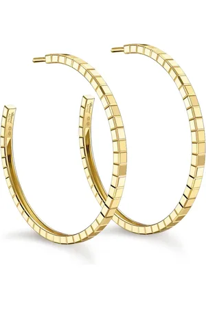 Chopard 18kt yellow Ice Cube earrings