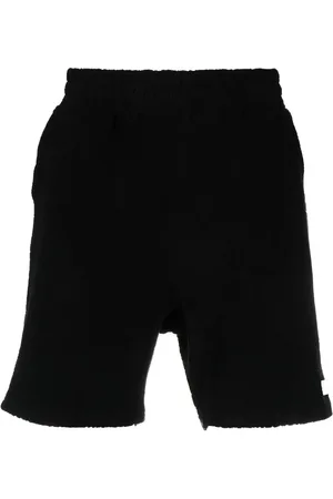 032c Logo-patch cotton shorts