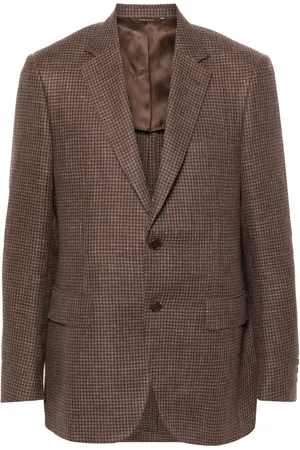 CANALI Houndstooth single-breasted blazer