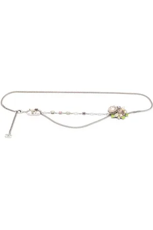 CHANEL 2005 logo-embellished chain belt