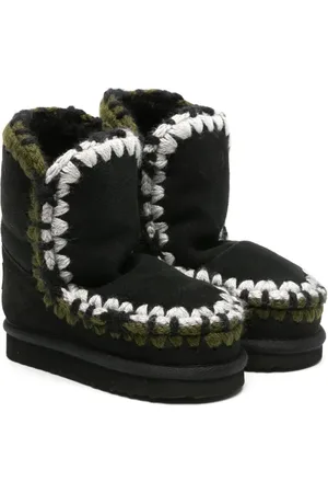 Mou Eskimo contrast-stitching snow boots
