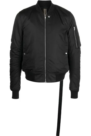 Rick Owens Stud-detail zipped bomber jacket