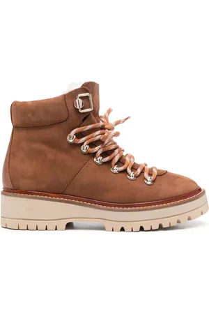 Tommy Hilfiger Lace-up leather ankle boots