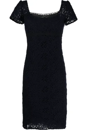 Prada Floral-lace pencil dress