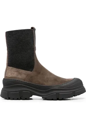 Brunello Cucinelli Monili-embellished ankle boots