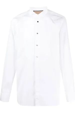 Gucci Contrast-button detail shirt
