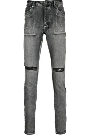 KSUBI Chitch Hypnotize Trashed mid-rise slim-fit jeans