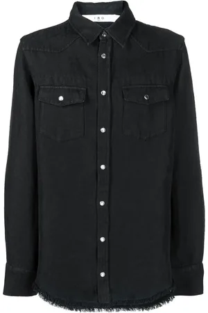 IRO Press-stud fastening detail shirt