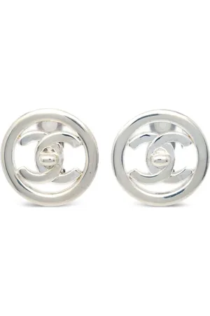 CHANEL 1997 CC turn-lock clip-on earrings