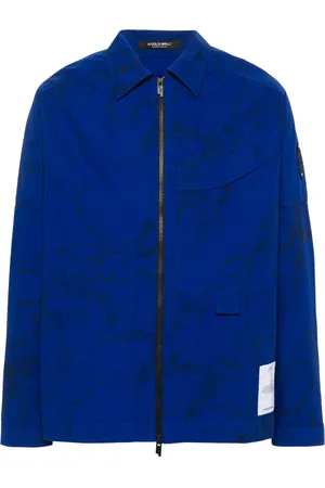 A-cold-wall* Overdye "Volt " zip overshirt