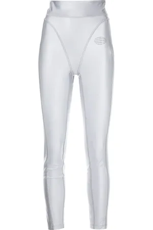 Alexander Wang Panty Line metallic panelled leggings