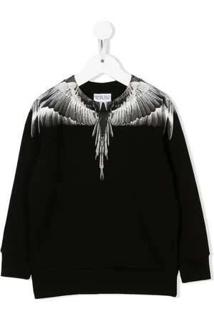 MARCELO BURLON Wings-print cotton sweatshirt