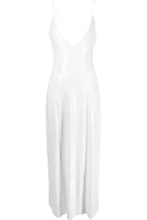 Khaite The Carina sequinned silk dress